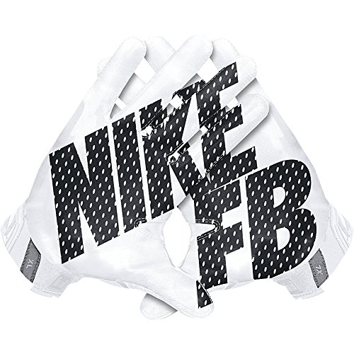 Men's Nike Vapor Jet 3.0 Football Gloves White/Black Size X-Large