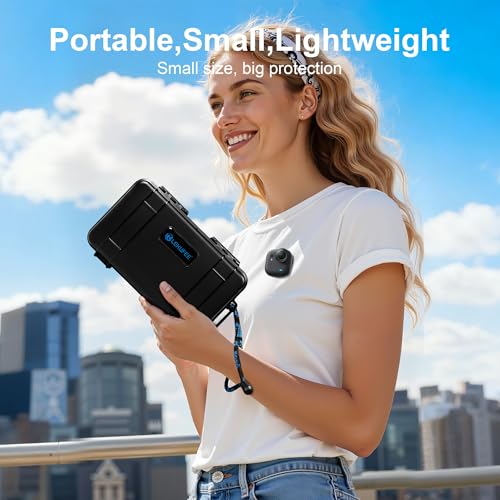 Lekufee Travel Waterproof Hard Case for Insta360 GO Ultra, Standard Bundle, Creator Bundle, and other Accessories(Case & Bag Only)