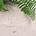 24 Pack 20'' Silver Plated Chain Necklace Whaline 925 Water Ripple Plated Necklace for Jewelry Making Craft