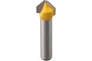 8mm Shank Router Bit 90 Degree V-Groove Carbide Milling Cutter for Woodworking Acrylic MDF PVC For CNC Engraving and Chamferi