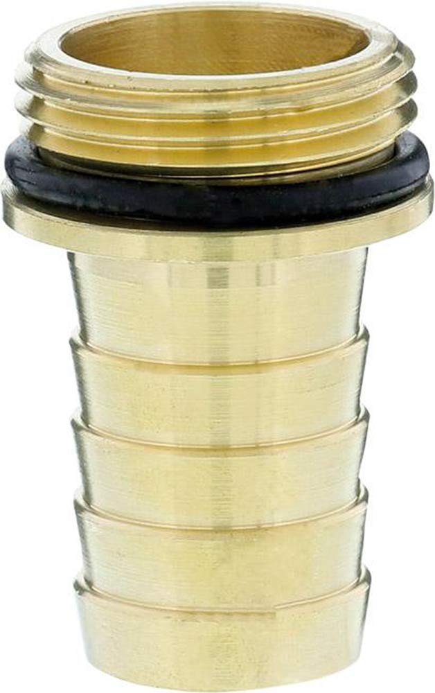 GARDENA Brass socket: Brass Fitting For foot and Intermediate Valves, Suitable For 19 mm (3/4 ") - Tubing (7250-20)