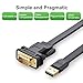 UGREEN USB 2.0 to RS232 DB9 Serial Cable Male A Converter Adapter with FTDI Chipset for Windows 10 8.1 8 7 Vista Linux and Mac OS X 10.6 and Above 6FT
