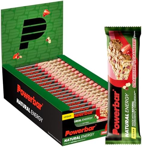 Natural Energy Cereal Bar + Magnesium (18x40g) Strawberry & Cranberry - Riegel - Energie-Riegel