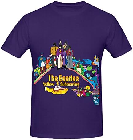 The Beatles Yellow Submarine 80s Mens Crew Neck Graphic Shirt XXXX-L