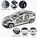 XTechnor Tesla Model 3 Door Seal Kit Soundproof Strip Weather Stripping Wind Noise Reduction Kit Weather Draft Seal Strip