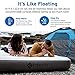 Etekcity Air Mattress Queen Size Camping Air Bed Blow Up Bed Inflatable Mattress Raised Airbed Without Pump for Guest, Hiking, Height 9″, 2-Year Warranty, Storage Bagthumb 1