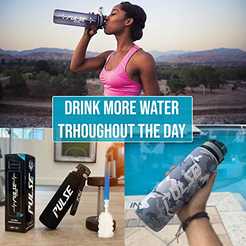 Pulse Best Sports Water Bottle (Black)