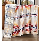 Pendleton Reversible Plush Throw - 50" x 70" (1, Legend Lake Grey)