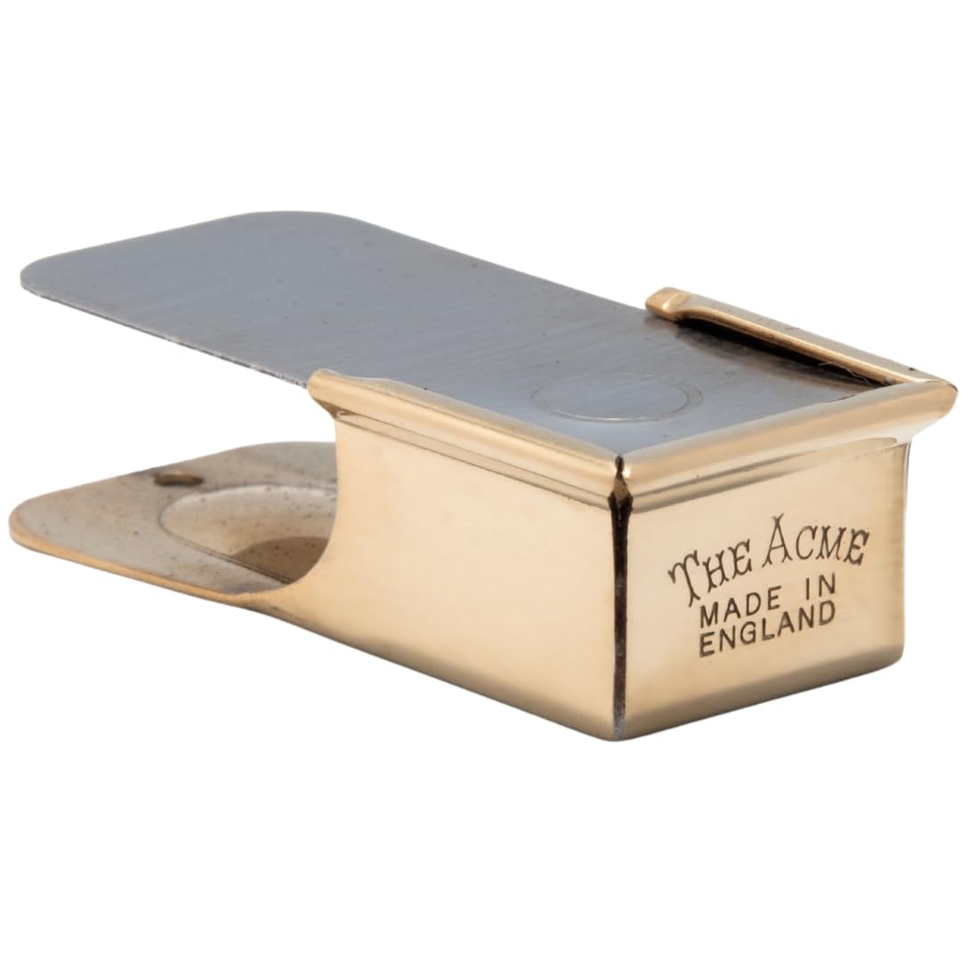 ACME Clicker No. 470 with Leather Strap - Loud and Durable Training Device for Dogs, Horses, Dolphins and Much More