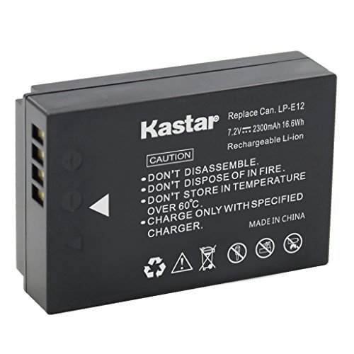 Kastar Battery for Canon LP-E12 and Canon EOS 100D, EOS Rebel SL1, EOS M Camera System & Canon LPE12 Grip