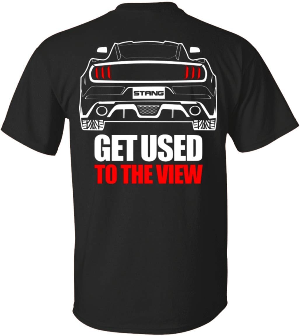 WheelSpinAddict Men's Mustang Debadged 2015-2017 T-Shirt