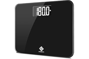 Etekcity Scale for Body Weight, Bathroom Digital Weighing Machine for People, Extra Wide Platform and High Capacity, Accurate and Safe, Large Number and Easy-to-Read on Backlit LCD Display, 440 lb