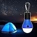 Camping Light 4 Pack Portable LED Tent Lantern Bulb 3 Modes Battery Powered Lamp with 12 AAA Batteries for Hiking Fishing Emergency and Outdoor Adventures