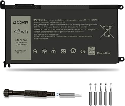 Amazon Com Skower 42wh Wdx0r Laptop Battery For Dell Inspiron 13 5368 5378 7368 7378 13 5000 15 5565 5567 5568 5578 7560 7569 7570 7579 15 5567 15 7000 14 7460 17 5765 5770 Series Fit Fc92n 3crh3 T2jx4 Cymgm Home Audio Theater