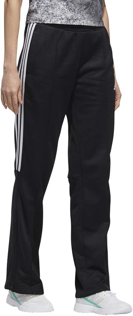 adidas originals fakten wide leg track bottoms in black