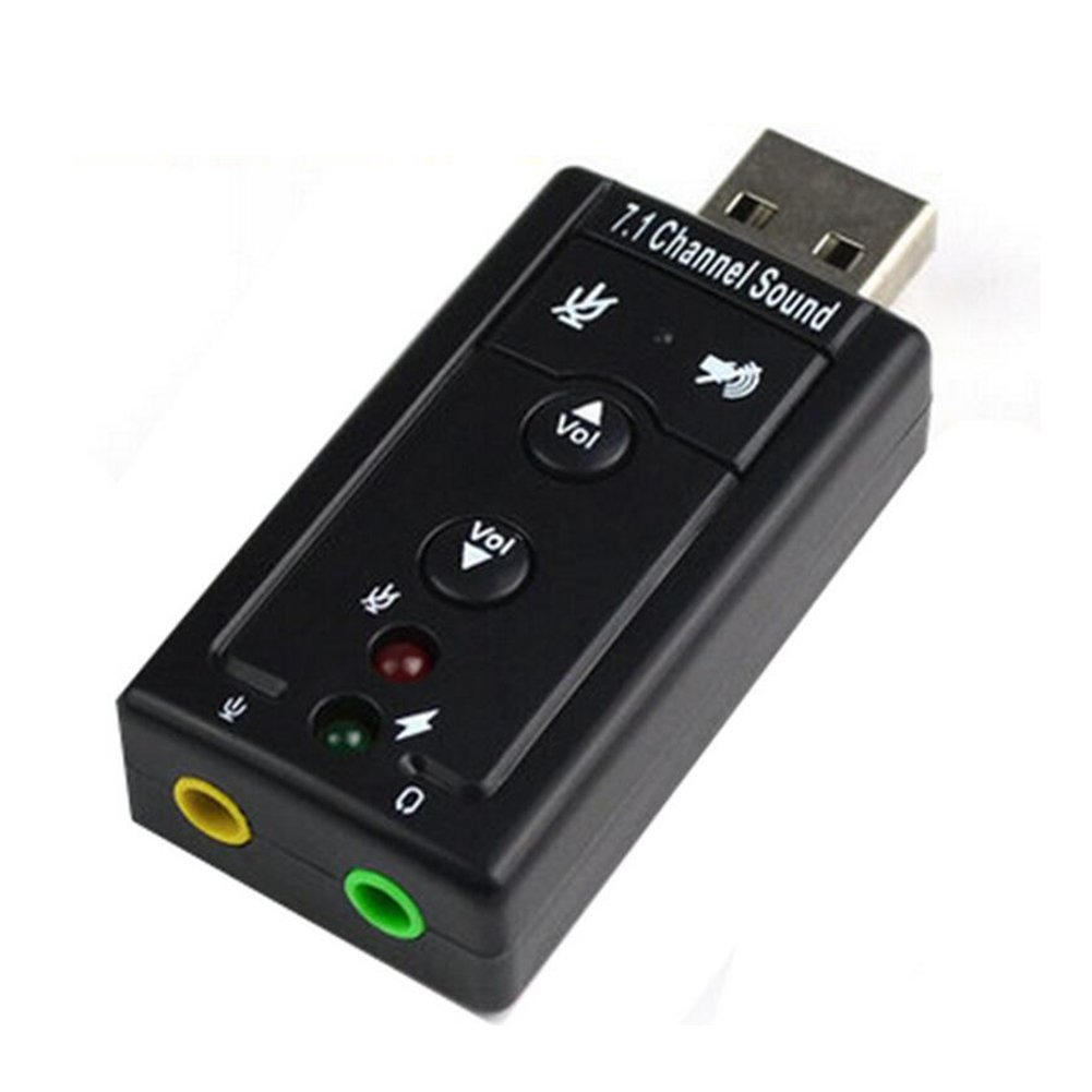 Dsyj 71 Channel Usb External Sound Card Audio Adapter 2 Pack