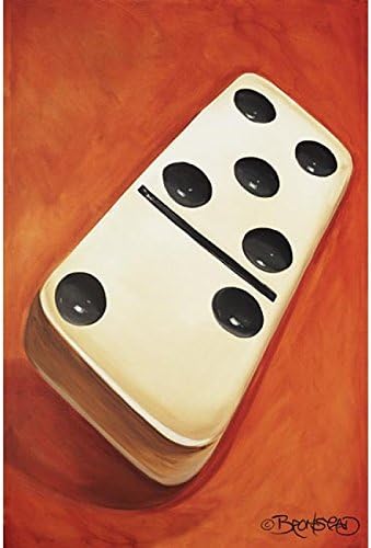 Domino By David Bromstad - 16 x 24 Premium Gallery Stretched Canvas Ready to Hang