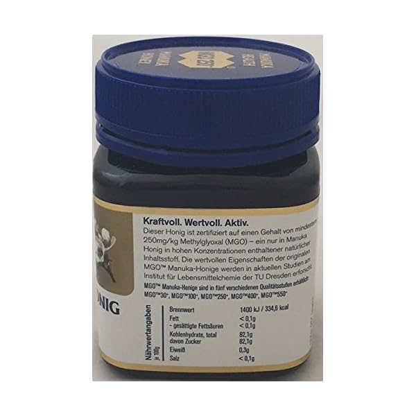 3 x Manuka Honig MGO 250+ (3x250 g) – Bild 3
