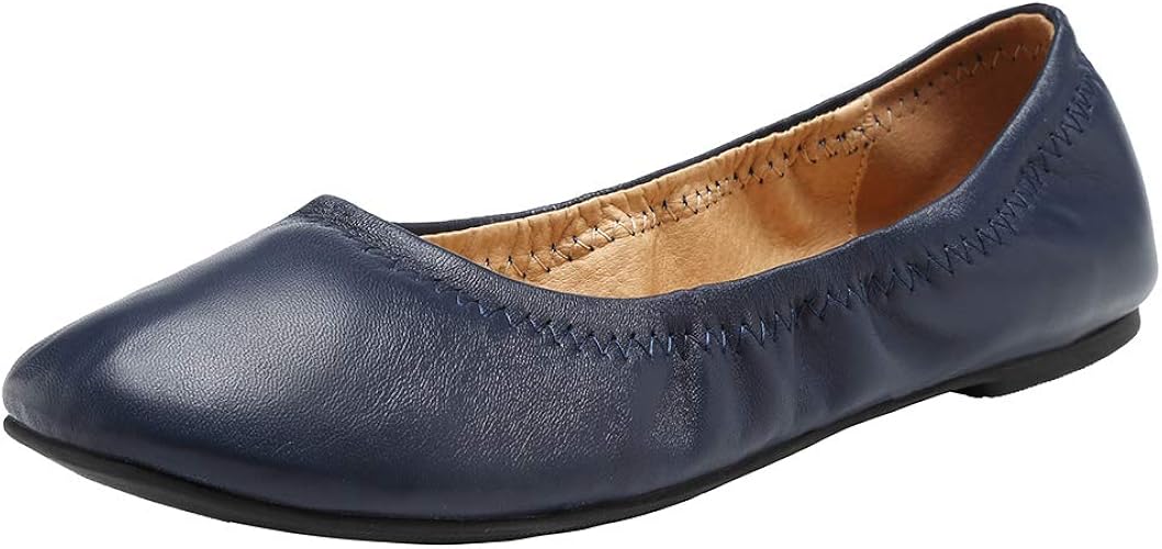 lambskin ballet flats
