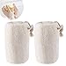 ROSENICE Natural loofah Exfoliating Bath Scrubber Sponge Pack of 2