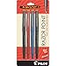 Pilot Razor Point Fine Line Marker Pens, Ultra-Fine 0.3mm Point, Black / Blue / Red, Pack of 4 (PIL 11045), Assorted Colors
