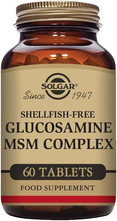 Solgar Glucosamine HCl 1000 mg Tabs 60 Vegan Joint Support Extra Strength
