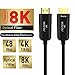 SIKAI Optical Fiber 8K Cable Compatible with LG TV, Samsung QLED TV, Apple TV, VIZIO TV, Roku, 48Gbps Ultra High Speed 8K 4K 4320P UHD HDR High-Definition Multimedia Interface Cable (6 FEET)