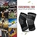 MoKo Knee Braces for Knee Pain [2 Pack], Women Men Adjustable Knee Compression Sleeve Stabilizers Support with Straps for Arthritis Meniscus Tear, Running, Sport, Weightlifting, Basketball, Volleyball