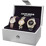 Akribos AK766YG Ladies 3 Piece Gift Set