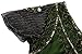 PrettyGuide Women's 1920s Flapper Dress Fringed Great Gatsby Dress M Gold Green