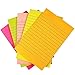Selizo 5 Pads Sticky Notes Lined, 4 in x 6 in, 50 Sheets/Pad