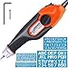 DIY Electric Engraver，Engraver Tools Carving Kit Carving Machine Includes Replaceable Tungsten Carbide Steel Bits, Letter and Number Templates