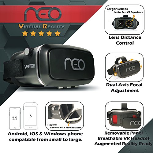 3D Virtual Reality Headset for Movies & Games Multifocal VR Glasses