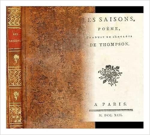 Les Saisons Poeme Traduit De L Anglais Thompson Amazon Com Books