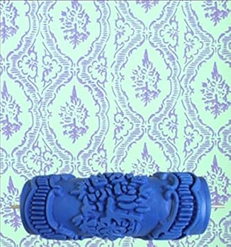 Hot Model Pattern 5inch 3d Rubber Decorative Wall Painting Roller