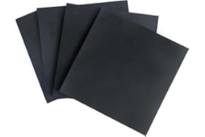 ZSUCUN 4 Pieces Anti Vibration Pads 1/4 in Thick X 4 in X 4 in, Neoprene Rubber Pads, Hard Rubber Block for Anti-Slip, Shock Absorption, Protection