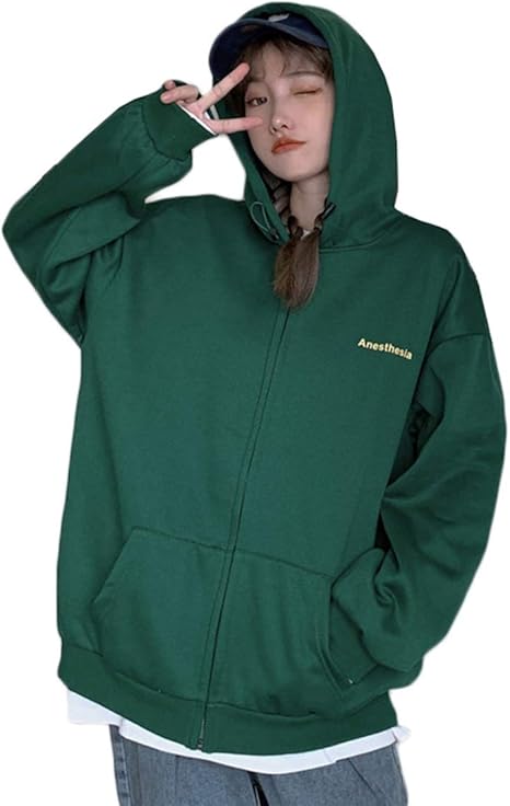 Amazon ｊｑｂｆｌレディース トレーナー パーカー ジップアップ フード付き ゆったり 長袖 スウェットパーカー無地 カジュアル 薄手 アウター 秋 ファッション 通学 トレーナー パーカー 通販