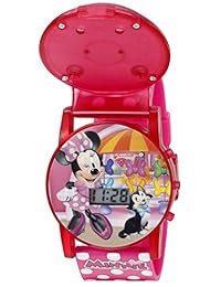 Disney Minnie Mouse Boutique LCD Pop reloj musical (Modelo: MBT3714SR)