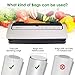 Vacuum Sealer Blusmart 80Kpa Automatic Food Sealer Machine for Food Saver and Preservation with Dry & Moist Modes, Started Kit of Rolls,Double-Layer Heat Sealing,Hose for Food Saver and Sous Vide