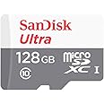 SanDisk 128GB Ultra microSDXC UHS-I Class 10 Memory Card 100 MB/s SDSQUNR-128G-GN6MN