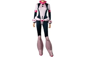 Cosfun Women Anime Cosplay Bodysuit Jumpsuit Mha Hero Suit Costume Upgrade Ver