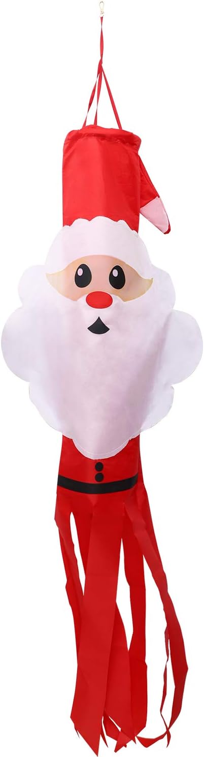 Amazon.com : Aneco Christmas Windsock Santa Claus Windsock Flag 47.2