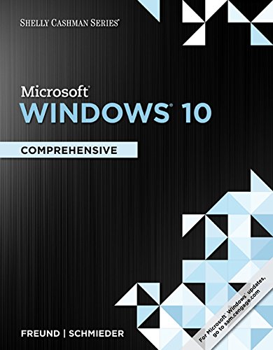  Shelly Cashman Series Microsoft Windows 10 Prehensive Ebook Freund Steven M Schmieder Eric Books