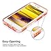 iPhone 8 Plus Case, HianDier Clear Glitter iPhone 7/8 Plus Protective Gel Case Pearl Foil Embedded Cute Case Shock Absorption Bumper Soft TPU Cover Case for iPhone 7 Plus & 8 Plus - Rose Gold