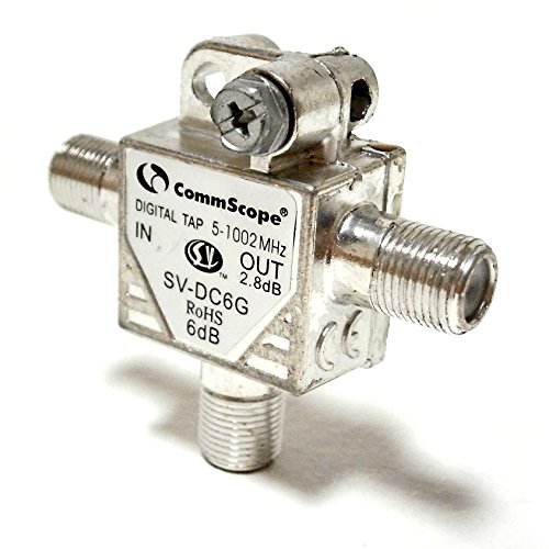 25 Piece COMMSCOPE SV-DC6G T-Type 6db COAXIAL DIGITAL TAP 5-1002Mhz DIRECTIONAL COUPLER