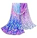 Women Autumn Winter Scarf; Lady Chiffon Silk Scarves Vovotrade (Blue)