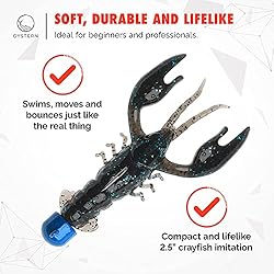 Oystern Ned Rig Baits and Hooks with 41 Pieces