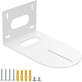 Sumnacon PTZ Camera Bracket White Universal PTZ Camera Mount Bracket Compatible with for Various PTZ Cameras Solid Metal Wall Mounting PTZ Camera Bracket with Screws for Office,Church