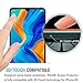 [2-Pack] Pulen for Huawei (P30 Lite) Screen Protector,HD Clear Full Screen Coverage Anti-fingerprints 9H Hardness Tempered Glass for Huawei P30 Lite,Lifetime Replacement (Black)