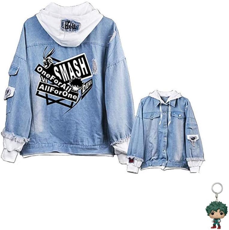 Boku No Hero Academia My Hero Academia Izuku Midoriya Hoodies Suit Jacket Denim